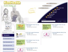 Tablet Screenshot of kenhealth.biz